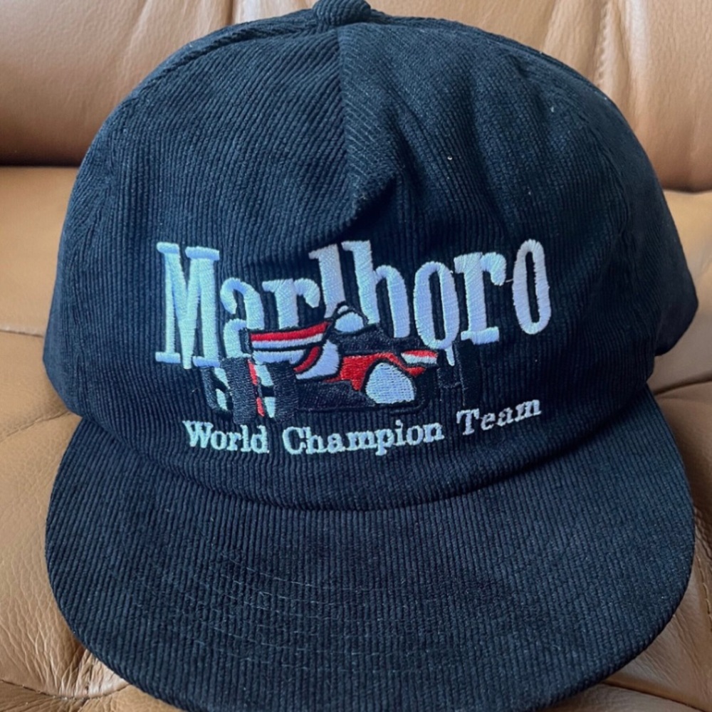 Original Marlboro Corduroy Embroidered Snapback